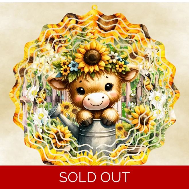 product Image for Sunflower /highland cow